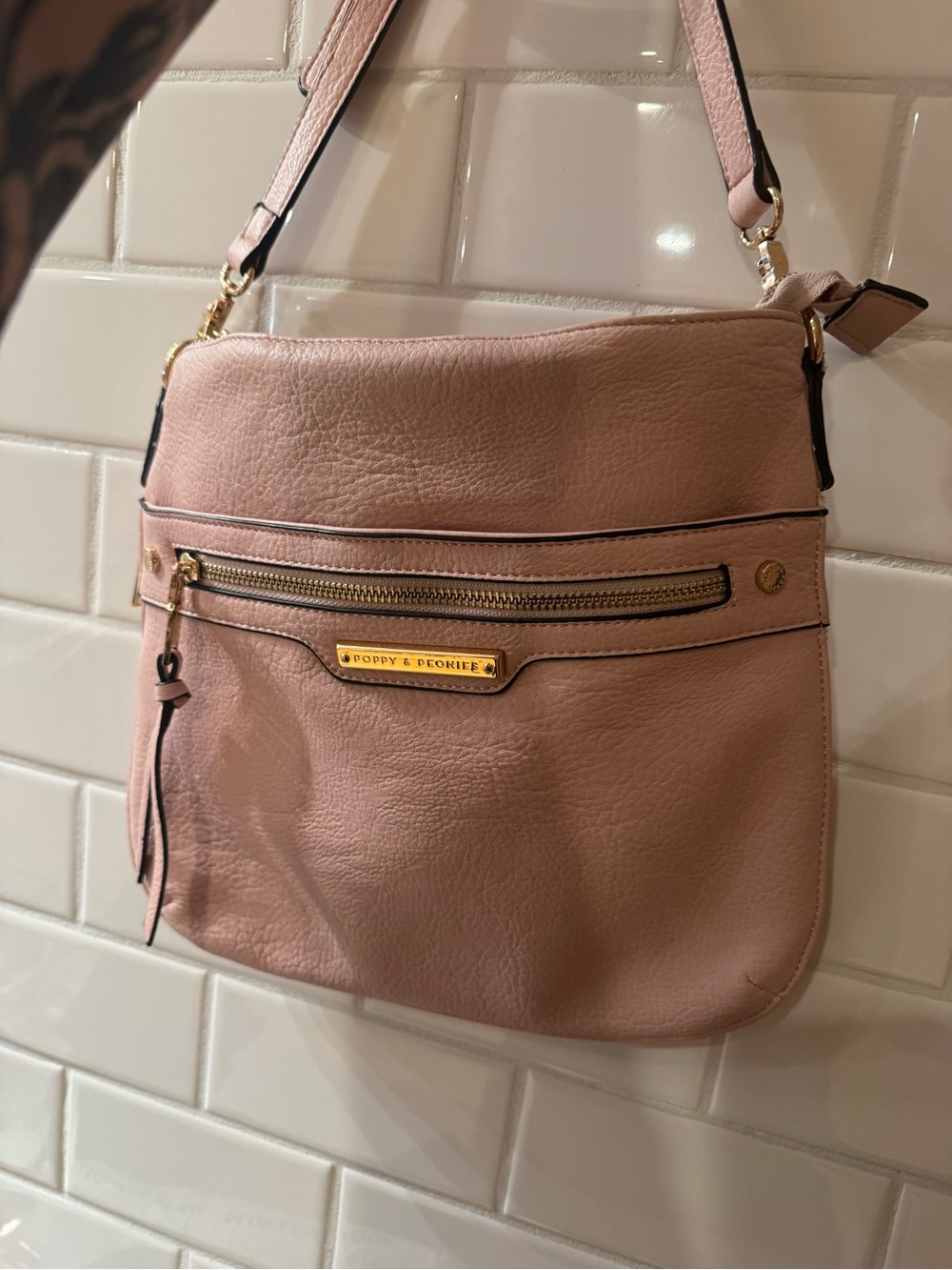 Poppy & Peonies EVERYDAY CROSSBODY blush
